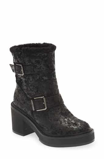 DKNY Daray Buckle Block Heel Bootie