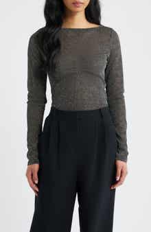 Crystal Clear Sheer Mesh Top