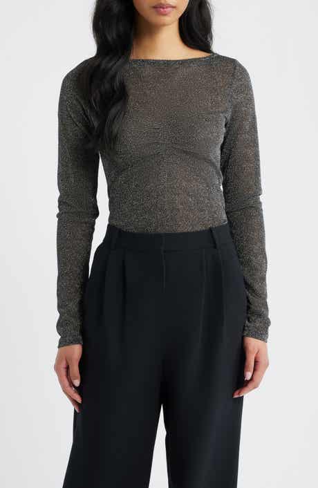 Crystal Clear Sheer Mesh Top