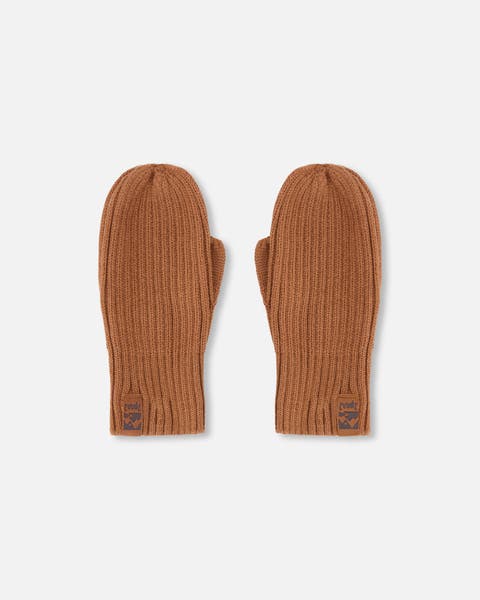 Gender Inclusive Soft Ribbed Knit Mittens