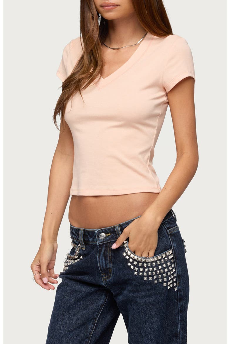 Terrezina Crop T-Shirt, Alternate, color, ORANGE