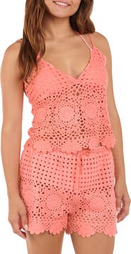 Citrus Crochet Cover-Up Camisole