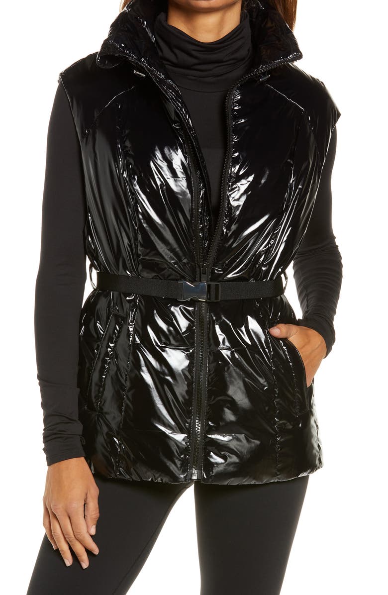 Alo Stunner Puffer Vest, Main, color, 