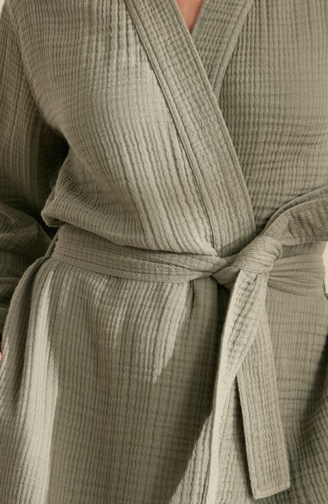 Dream Rib Organic Cotton Robe