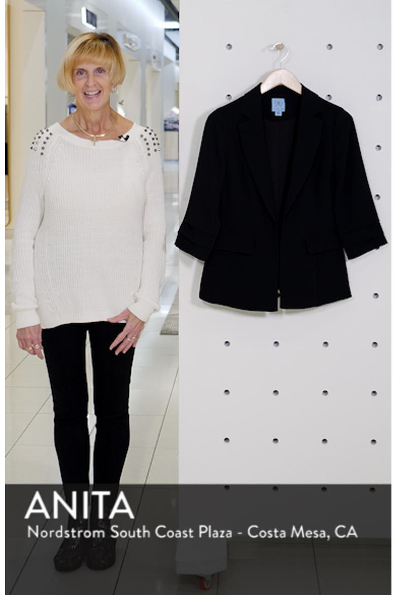 Tiered Three Quarter Sleeve Jacket video