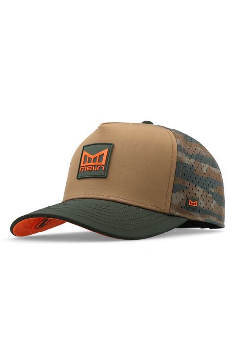 Hydro Odysea Stacked Camo Performance Ball Cap