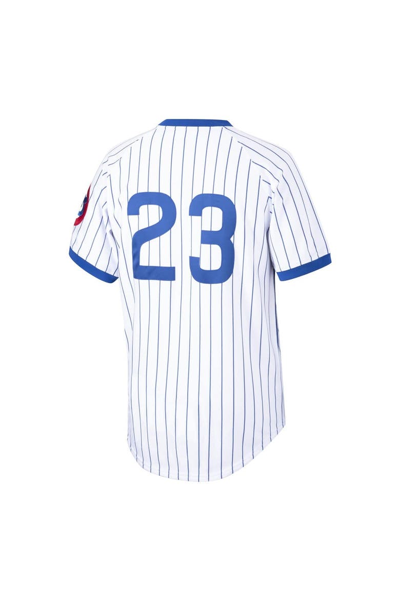 Men's Ryne Sandberg White Chicago Cubs Cooperstown Collection 1987 Authentic Player Jersey, Alternate, color, White