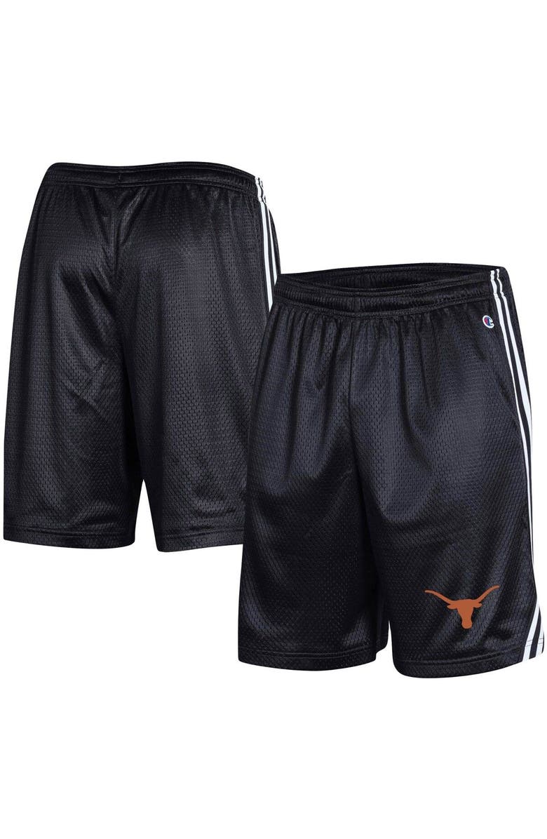 Champion Men's Champion Black Texas Longhorns Team Lacrosse Shorts, Main, color,