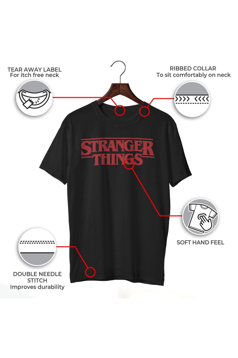 Netflix Men's Bold Logo Short Sleeve Graphic T-Shirt, Alternate, color, Black