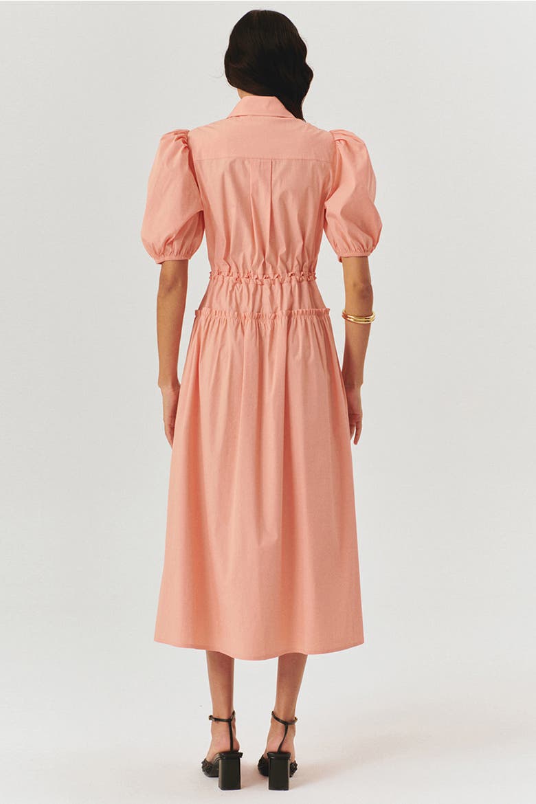 Kamryn Midi Dress, Alternate, color, SALMON