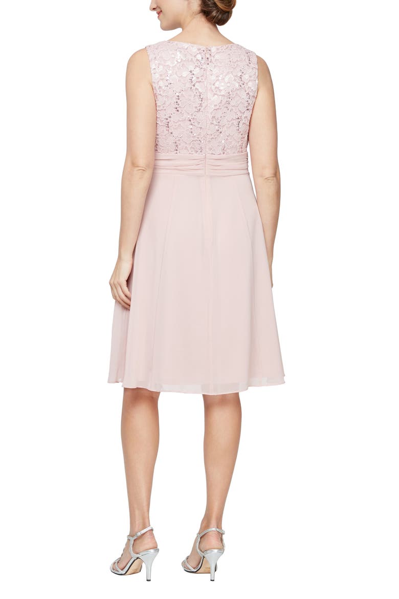 Tie Waist Detail Elongated Jacket Short Empire Waist Dress, Alternate, color, FDR