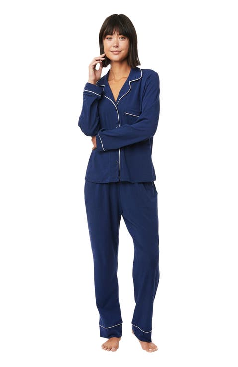 Pima Knit Pajama Set Conversational