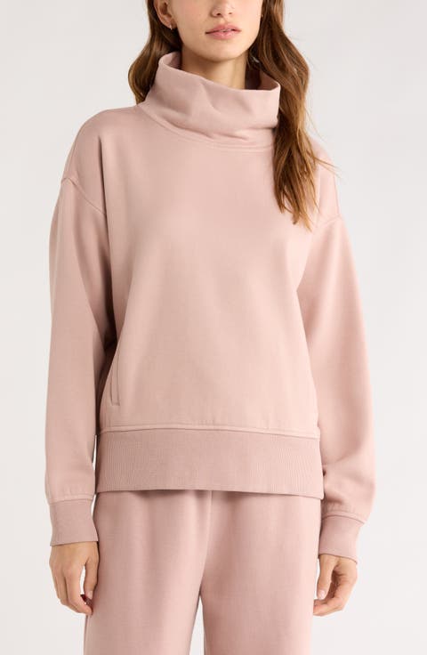 Ultracozy Fleece Funnel Neck Top