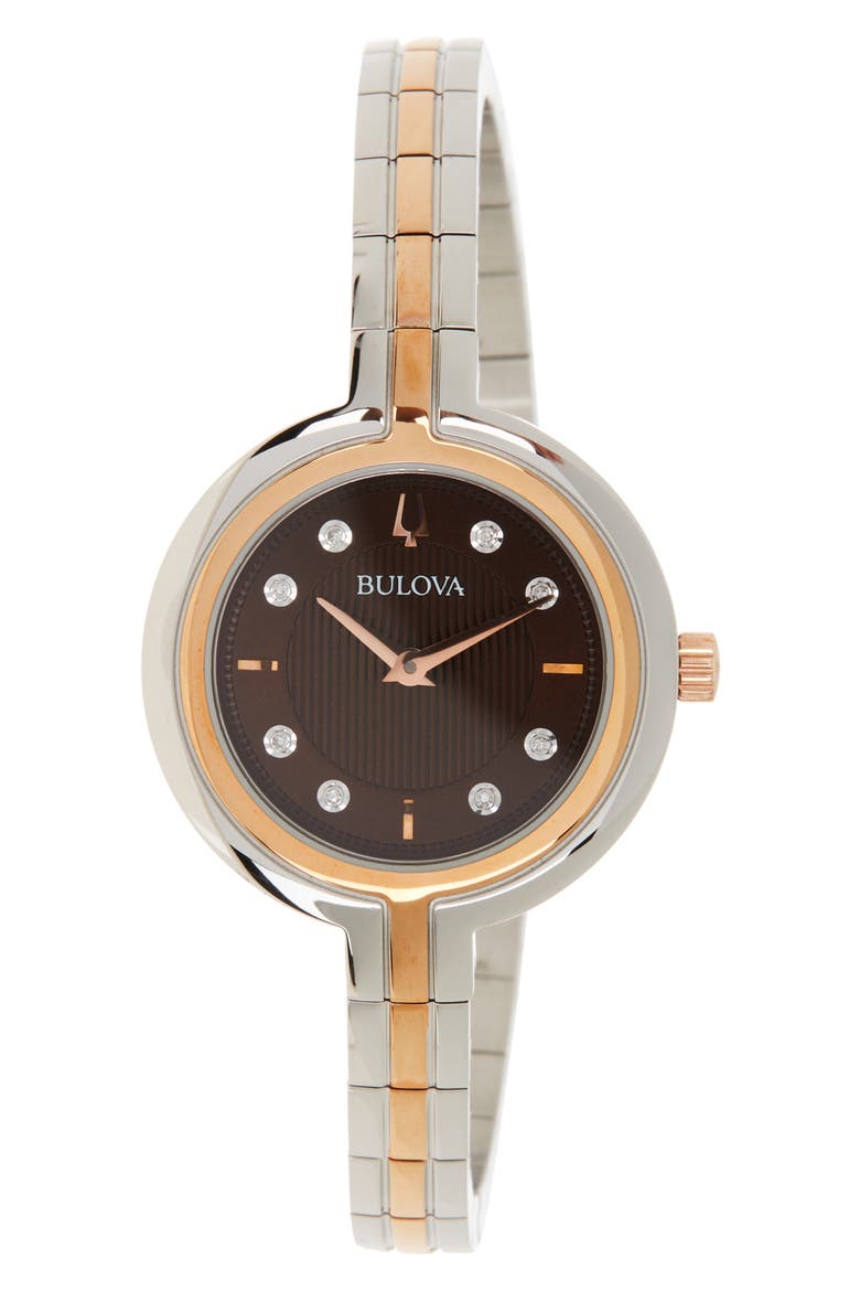Two-Tone Dress Bracelet Watch, 30mm, Main, color, TWO-TONE