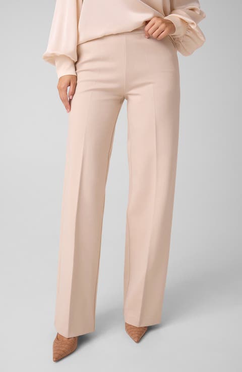 Sophia High Waist Wide Leg Ponte Pants