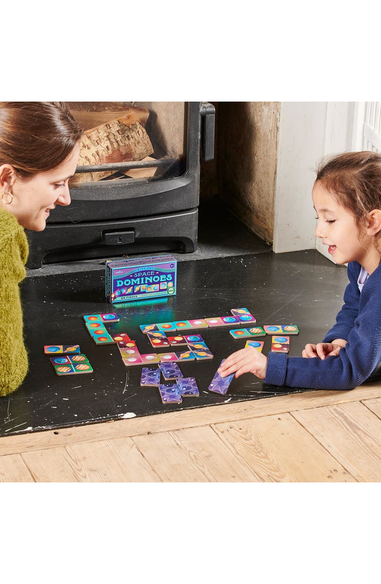 eeBoo Mini Space Dominoes Board Game, Alternate, color, Multi