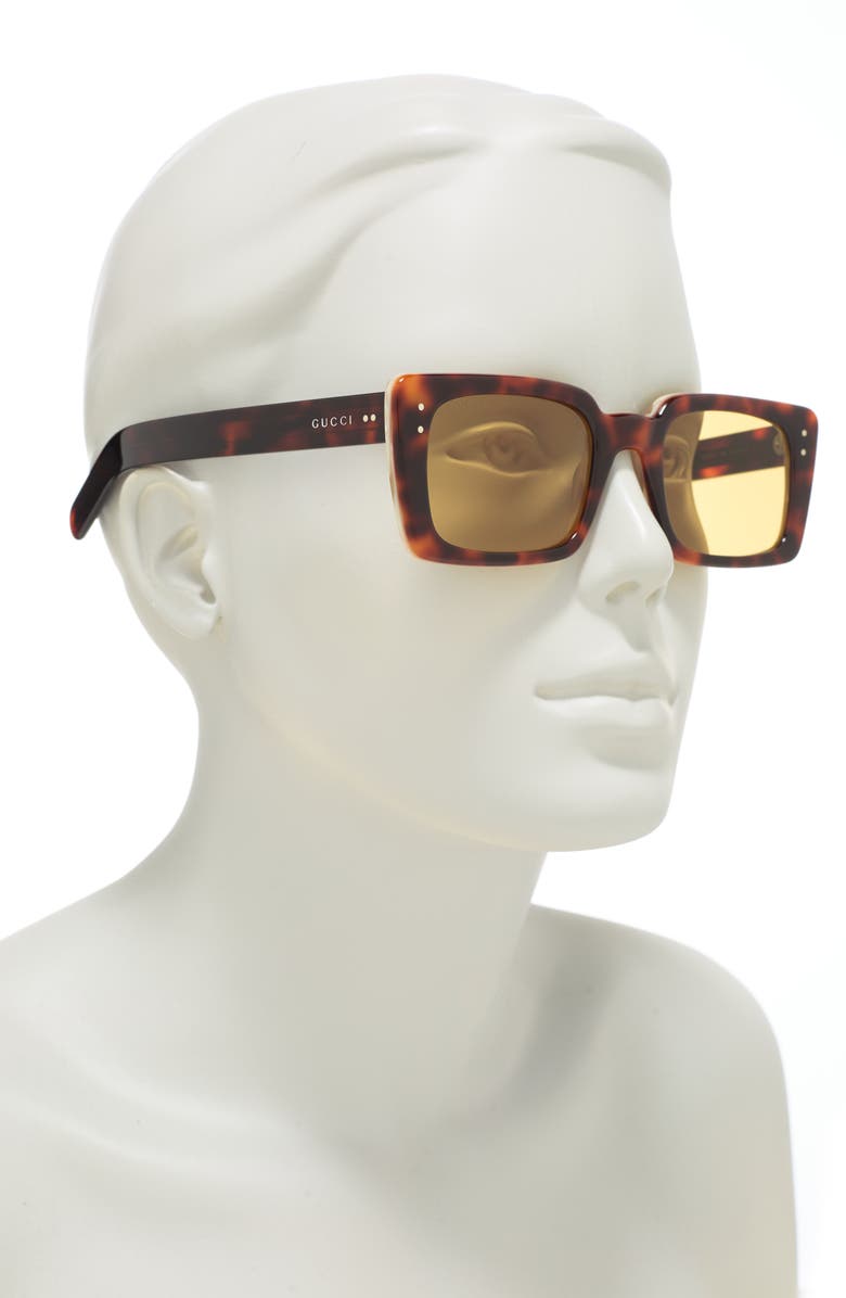 Gucci 52mm Square Sunglasses, Alternate, color,