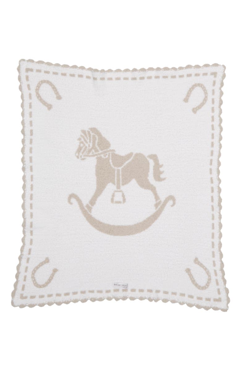 Barefoot Dreams<sup>®</sup> Receiving Blanket, Alternate, color, Stone/ White Circle