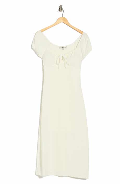 Madden Girl Puff Sleeve Midi Dress