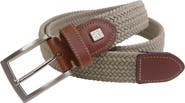 IZOD Stretch Braid with Full Grain Leather Tips