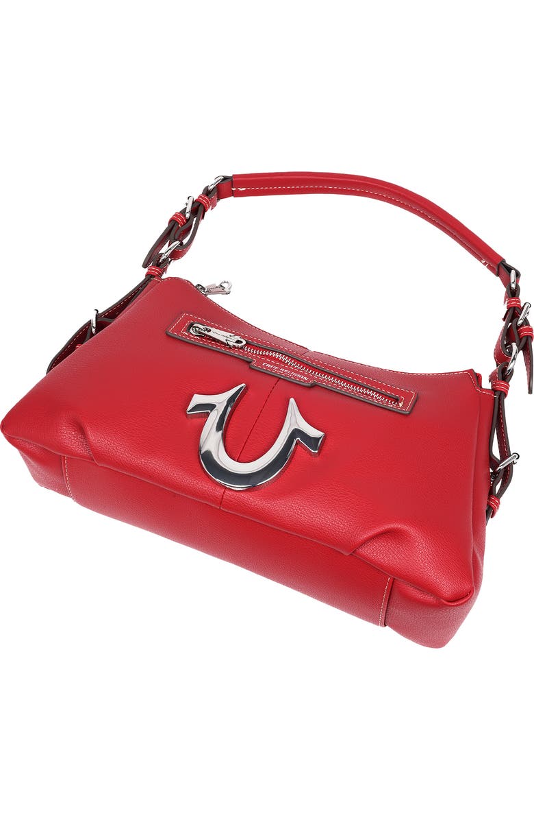 True Religion Horseshoe Shoulder Bag, Alternate, color, Red