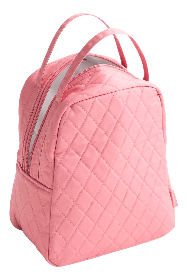 Quilted Lunch Bag, Alternate, color, MAUVE GLOW