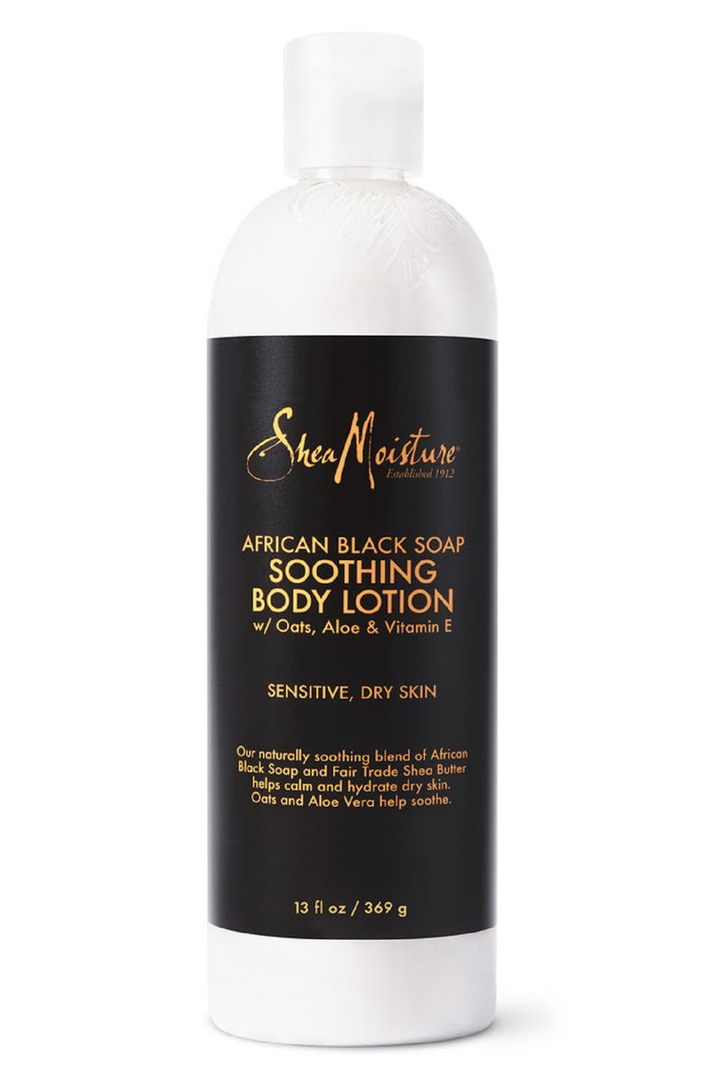 SHEA MOISTURE African Black Soap Soothing Body Lotion, Main, color, 