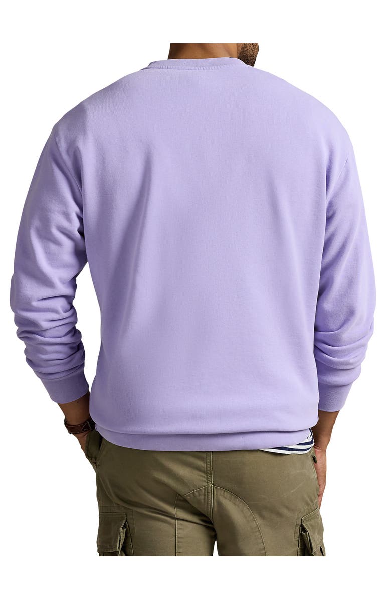 Polo Ralph Lauren Big & Tall Loopback Fleece Sweatshirt, Alternate, color, Sky Lavender