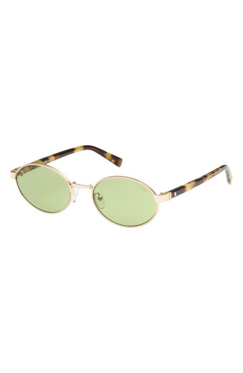Abercrombie & Fitch 51mm Oval Sungalsses In Green