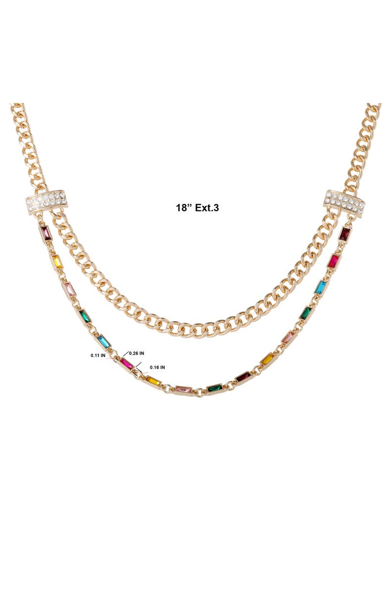 BCBGeneration Gold-Tone Layered Necklace, Alternate, color, Gold