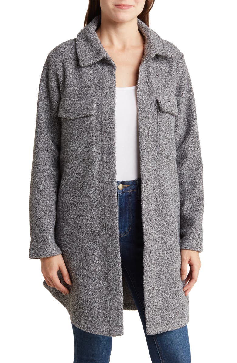MELLODAY Long Length Shacket | Nordstromrack