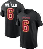 Nike Men's Nike Baker Mayfield Black Tampa Bay Buccaneers Carbon Name & Number T-Shirt