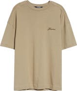 Jacquemus Le Brodero Logo Embroidered T-Shirt