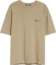 Jacquemus Le Brodero Logo Embroidered T-Shirt