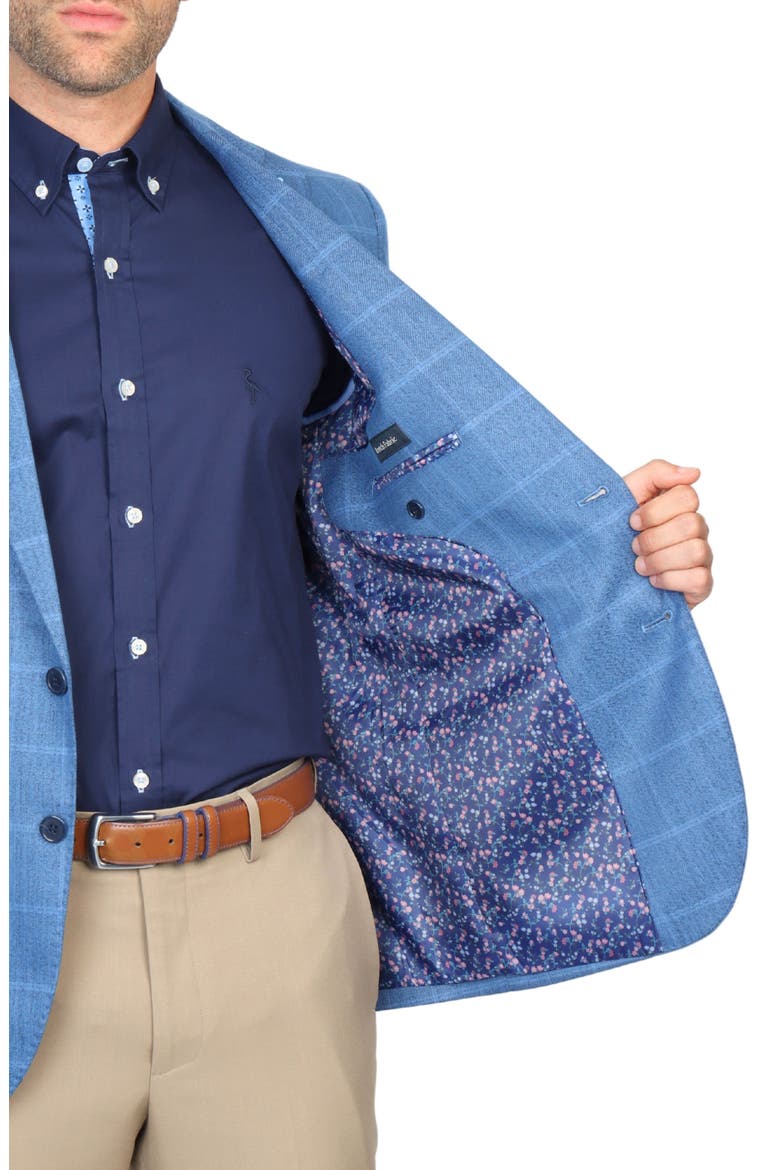 Shadow Windowpane Sport Coat, Alternate, color, SAPPHIRE BLUE