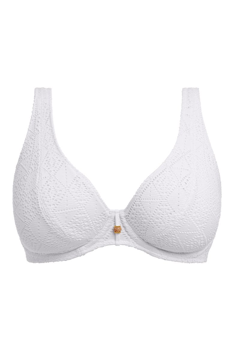 Nomad Nights Underwire Bikini Top, Alternate, color, WHITE