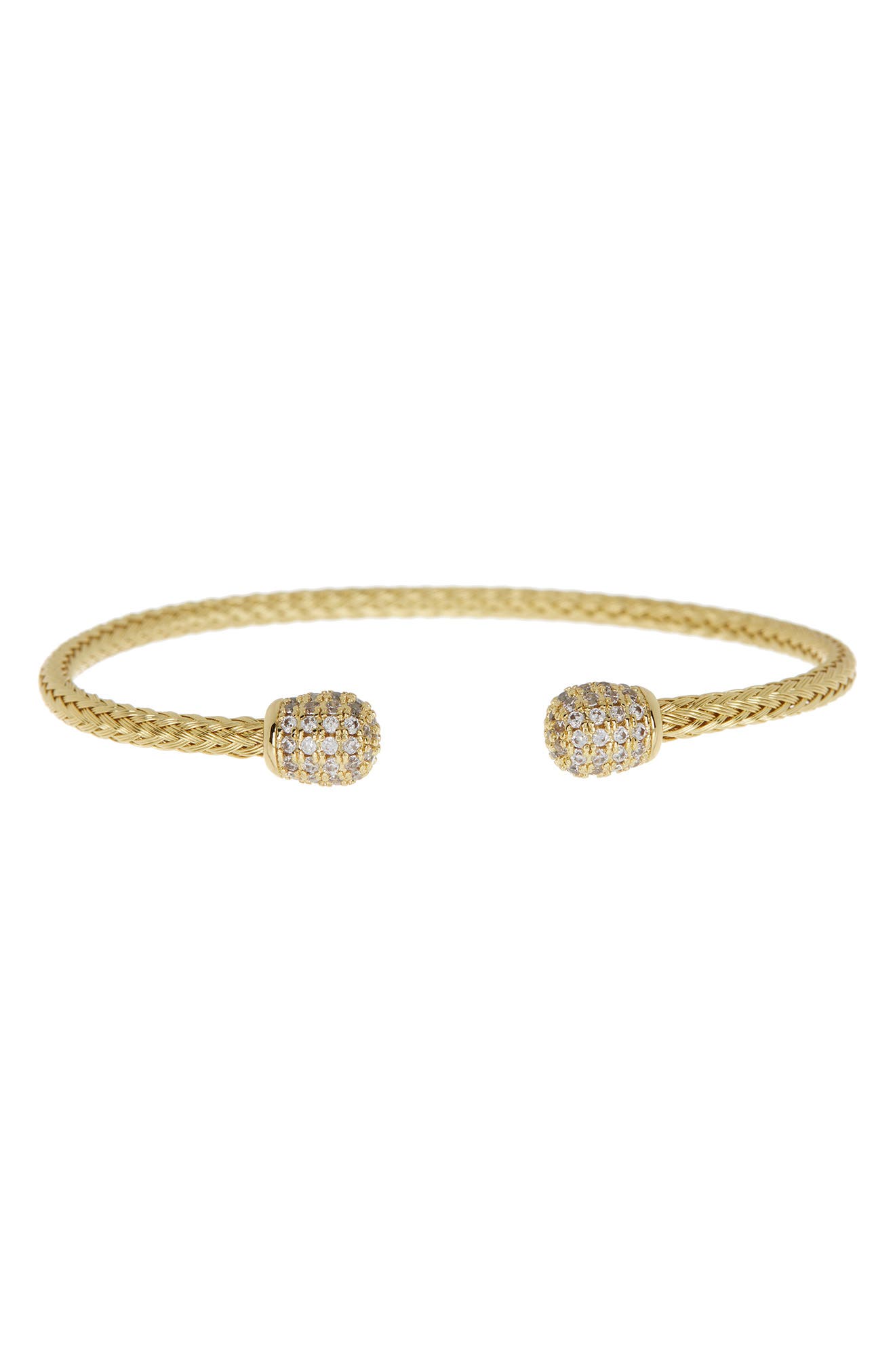 Juvell CZ Braided Bangle Bracelet