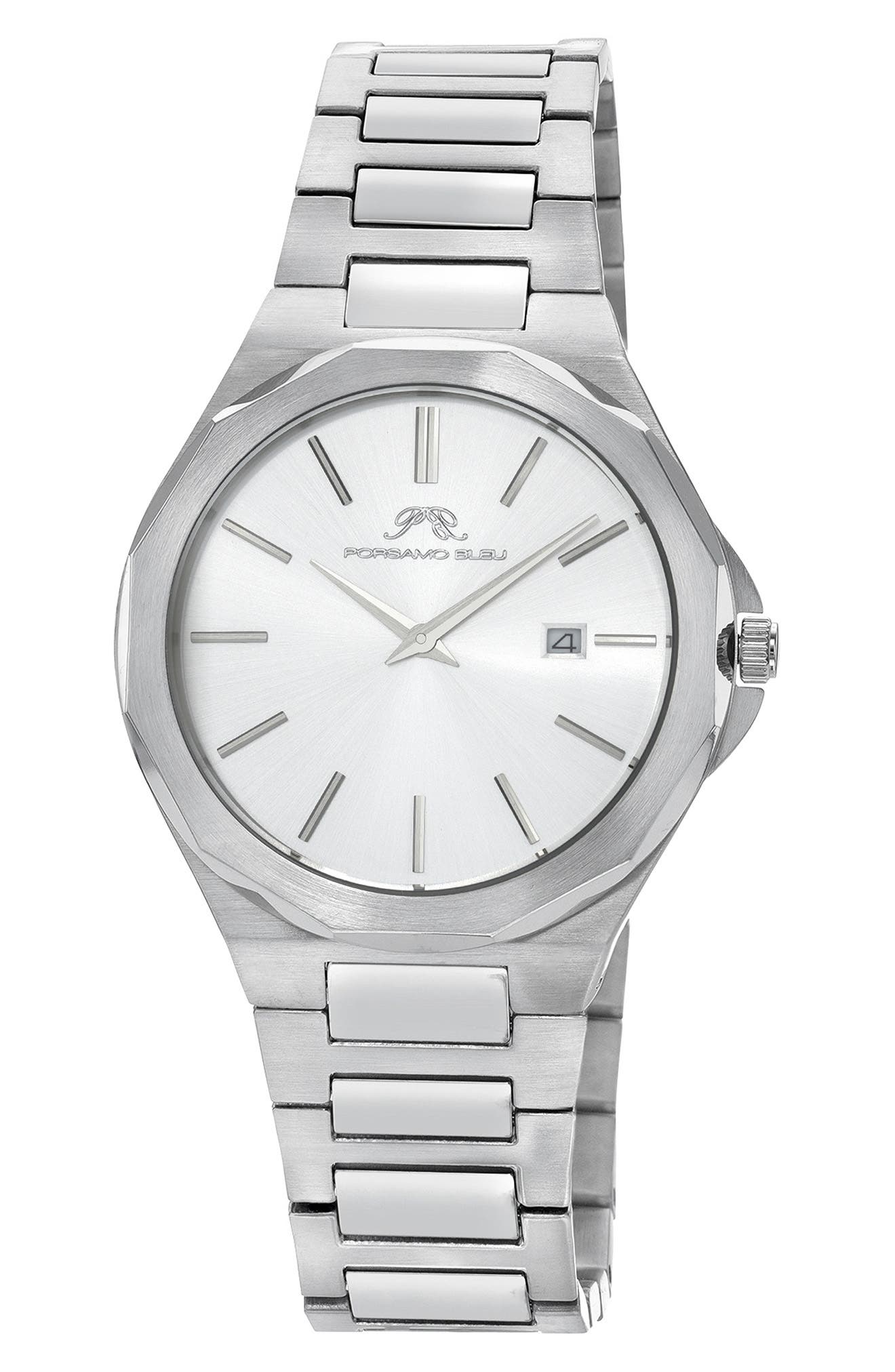 PORSAMO BLEU Alexander Bracelet Strap Watch, 41mm