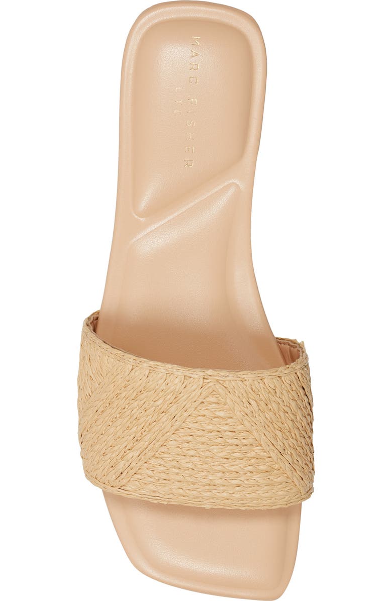 Marc Fisher LTD Murphy Slide Sandal, Alternate, color, Natural