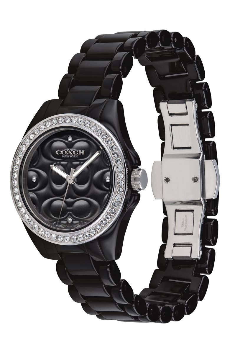 COACH Astor Ceramic Bracelet Watch, 28mm, Alternate, color, 