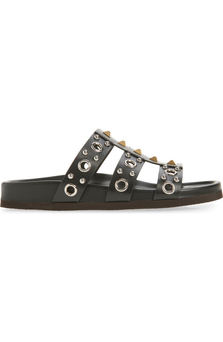 Valentino Garavani Rockstud Slide Sandal, Alternate, color, Black
