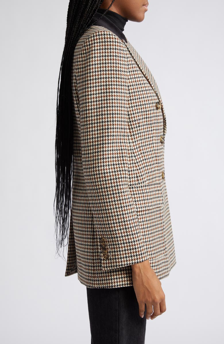 Reiss Cici Houndstooth Check Wool Jacket, Alternate, color,