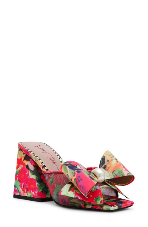 Betsey Johnson Jordn Block Heel Sandal