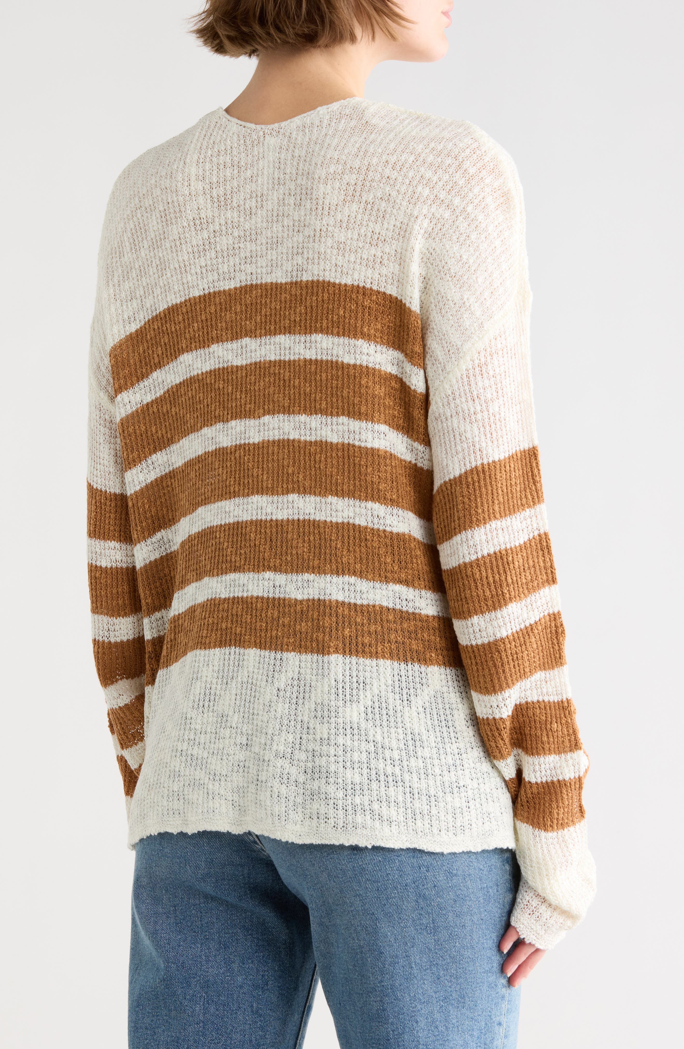 Stripe Long Sleeve Sweater - image 4