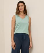 Pact Organic Cotton Softspun V-Neck Tank