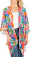 APNY Floral Open Front Jacket