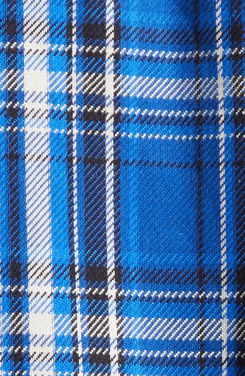 TAKAHIROMIYASHITA TheSoloist. x Rafu Flannel Flight Jacket, Alternate, color, Blue X Black