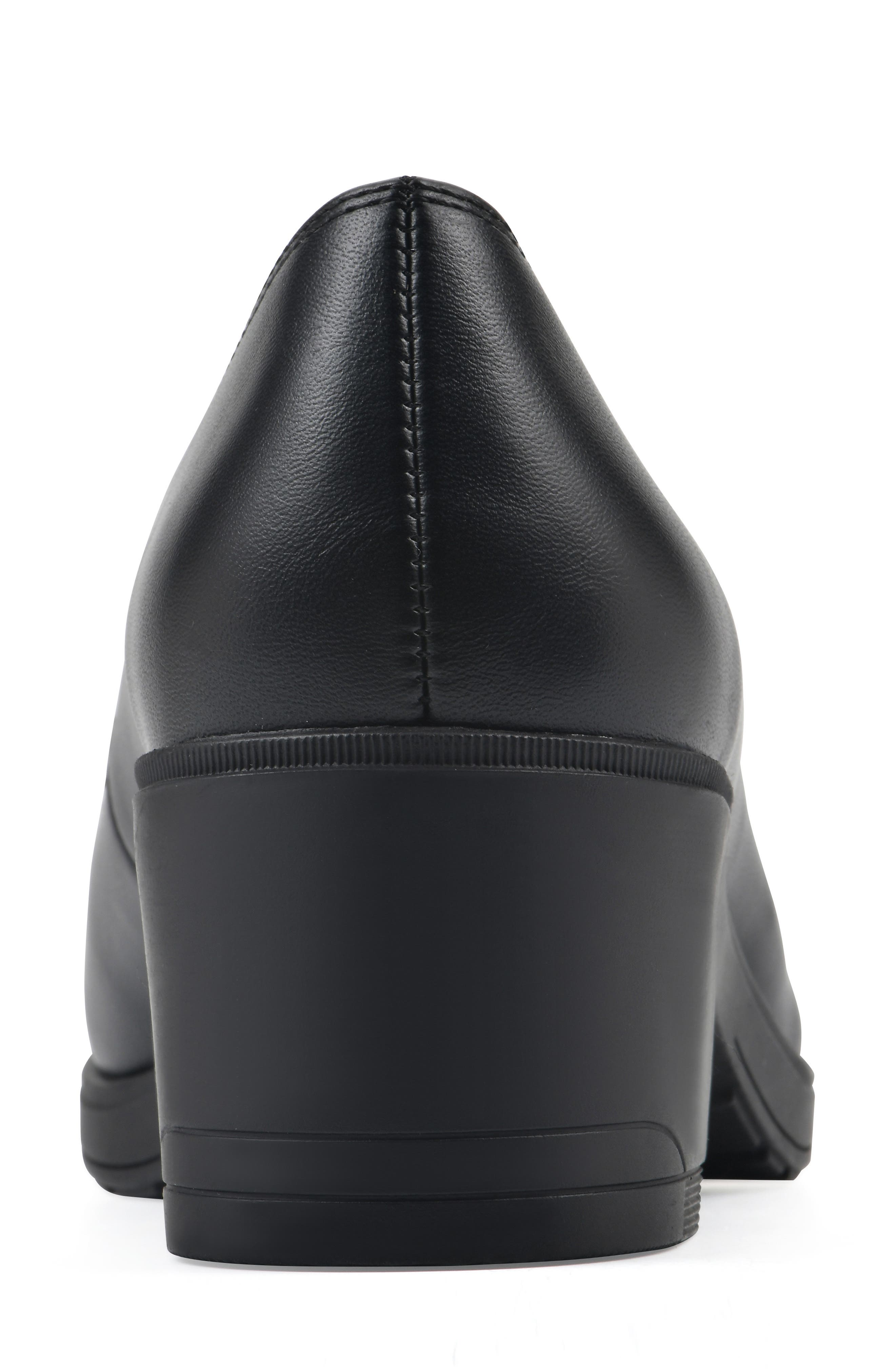 CLIFFS BY WHITE MOUNTAIN Hunton Block Heel Loafer Pump - Wide Width, Alternate, color, 