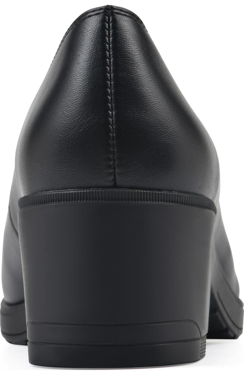 CLIFFS BY WHITE MOUNTAIN Hunton Block Heel Loafer Pump - Wide Width, Alternate, color,