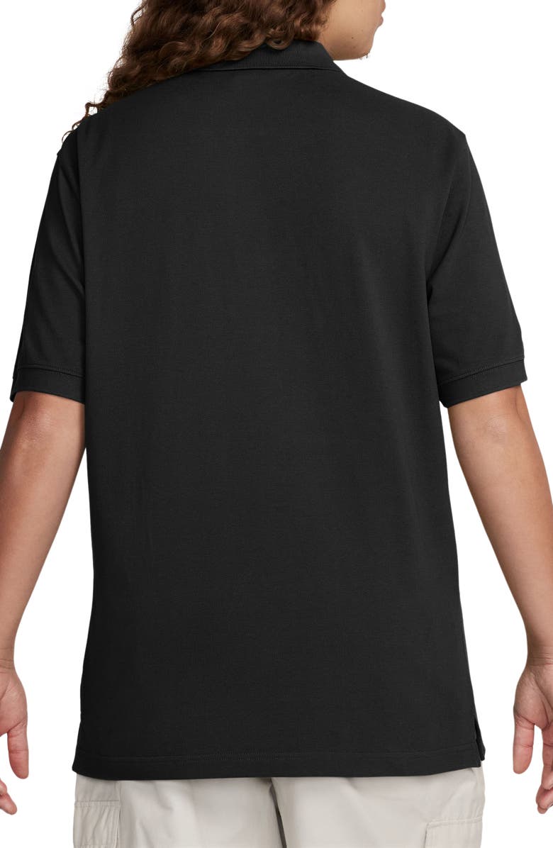 Nike Club Short Sleeve Polo, Alternate, color, Black/ White